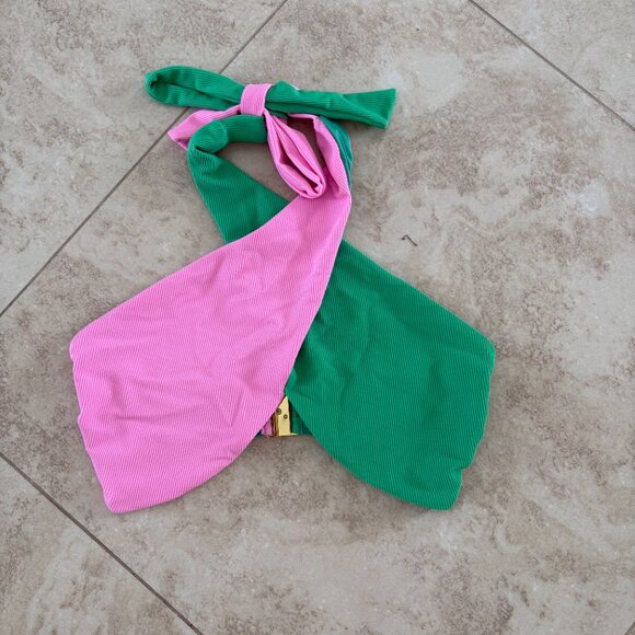 NWT - Beach Riot Jessica Colorblock Top in Coral Beach - Picture 2 of 5